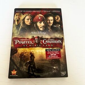 Disney Pirates of the Caribbean: At World's End DVD - Red and Black